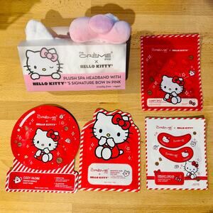 Hello Kitty Creme Shop Headband Beauty Bundle 5 PC Set Kawaii – New